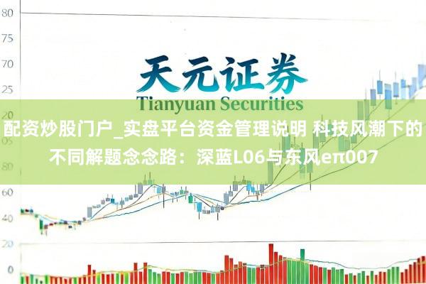 配资炒股门户_实盘平台资金管理说明 科技风潮下的不同解题念念路：深蓝L06与东风eπ007